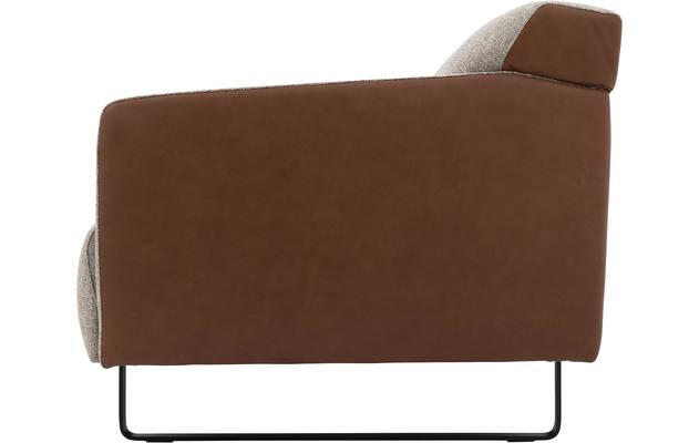 Goossens excellent zitbank montreal bruin leer - 8190129-10