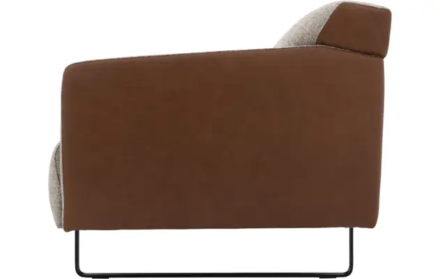 Goossens excellent zitbank montreal bruin leer - 8190129-10