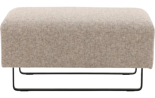 Goossens hocker montreal bruin stof - 8190130-01