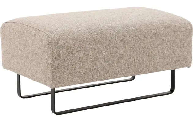Goossens hocker montreal bruin stof - 8190130-02