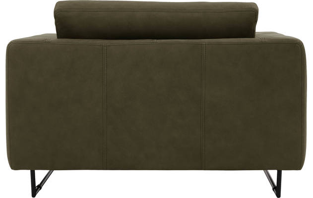 Goossens excellent loveseat jovani groen leer - 8190140-418-04