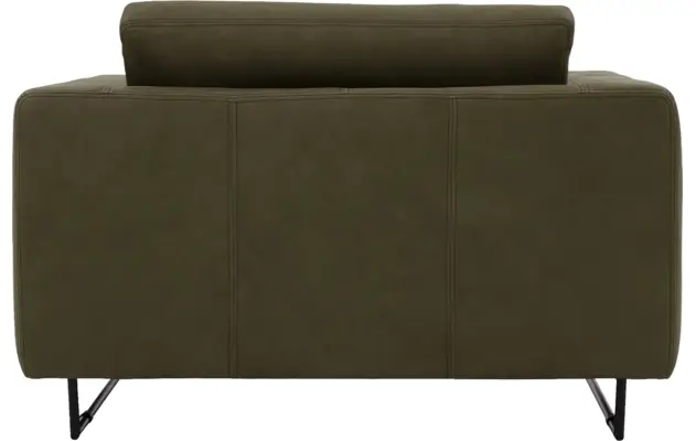 Goossens excellent loveseat jovani groen leer - 8190140-418-04