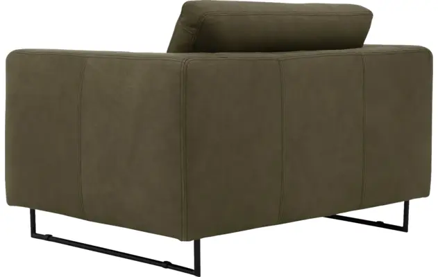 Goossens excellent loveseat jovani groen leer - 8190140-418-05