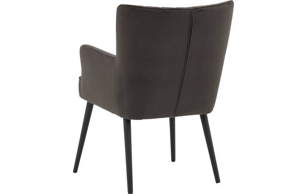 Goossens eetkamerstoel rob bruin stof - 8190141-03
