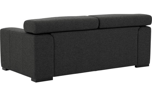 Goossens zitbank nora grijs stof - 8190154-204-04