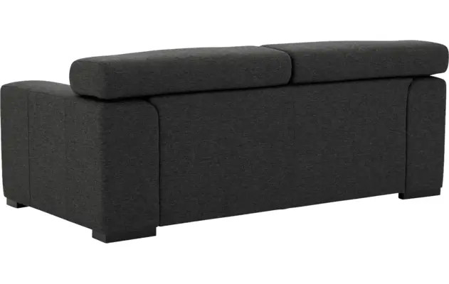 Goossens zitbank nora grijs stof - 8190154-204-04