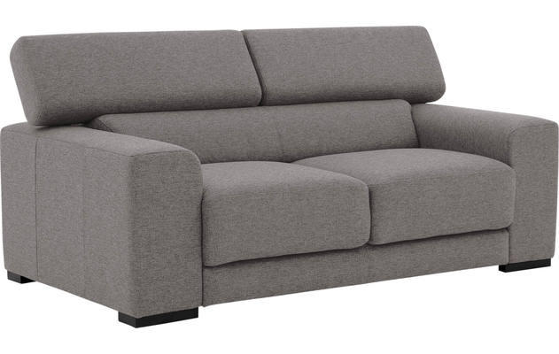 Goossens zitbank nora grijs stof - 8190154-207-02