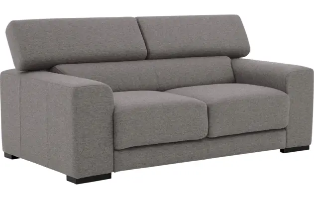 Goossens zitbank nora grijs stof - 8190154-207-02