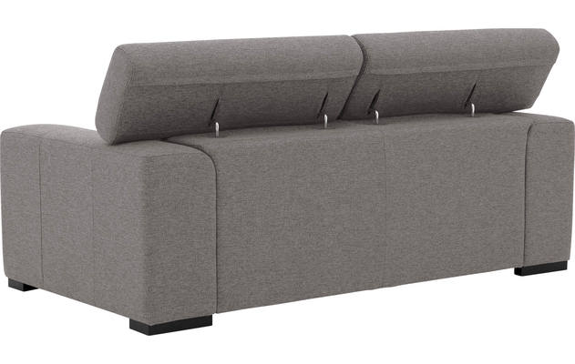 Goossens zitbank nora grijs stof - 8190154-207-05