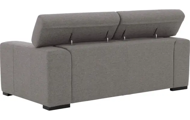 Goossens zitbank nora grijs stof - 8190154-207-05