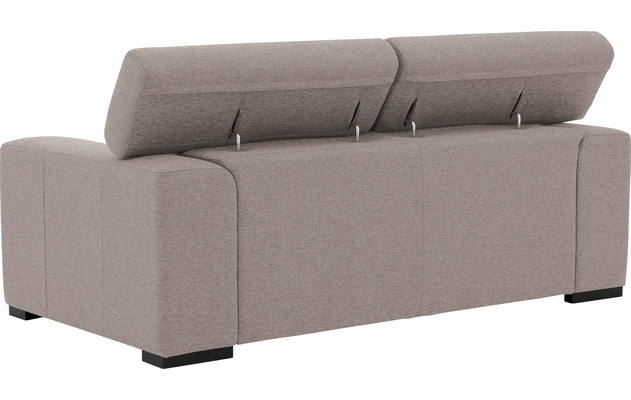 Goossens zitbank nora grijs stof - 8190154-208-05