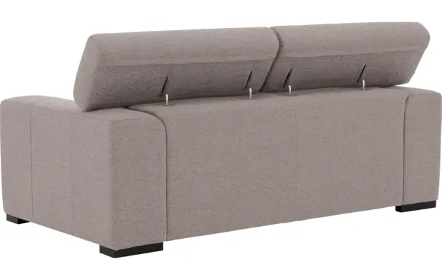 Goossens zitbank nora grijs stof - 8190154-208-05