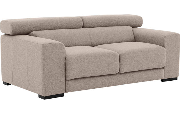 Goossens zitbank nora beige stof - 8190154-209-03