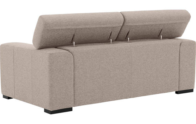 Goossens zitbank nora beige stof - 8190154-209-05