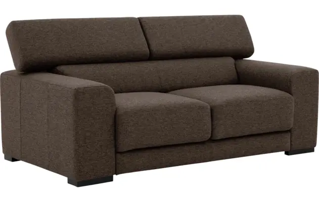 Goossens zitbank nora bruin stof - 8190154-211-02