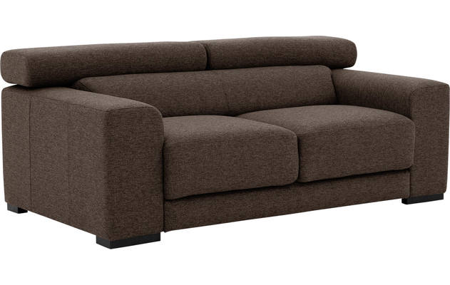 Goossens zitbank nora bruin stof - 8190154-211-03
