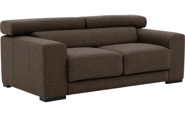 Goossens zitbank nora bruin stof - 8190154-211-03