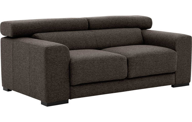 Goossens zitbank nora bruin stof - 8190154-213-03