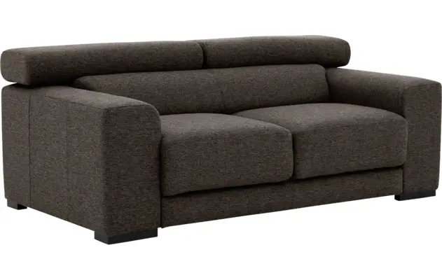 Goossens zitbank nora bruin stof - 8190154-213-03