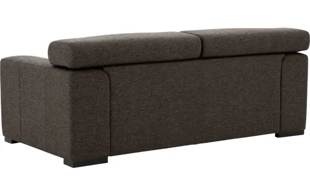 Goossens zitbank nora bruin stof - 8190154-213-04