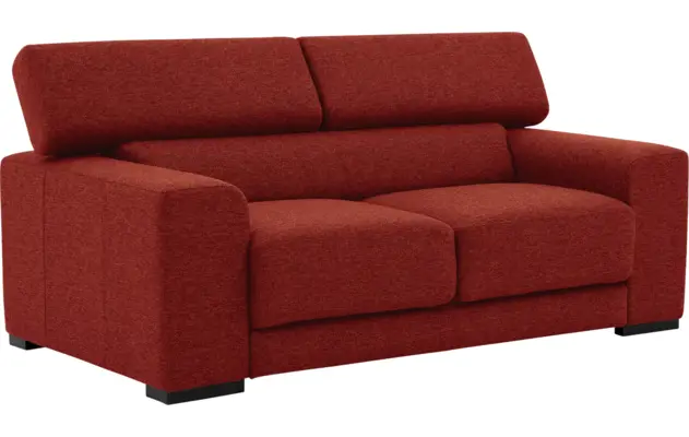 Goossens zitbank nora rood stof - 8190154-216-02