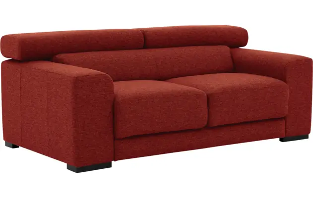 Goossens zitbank nora rood stof - 8190154-216-03