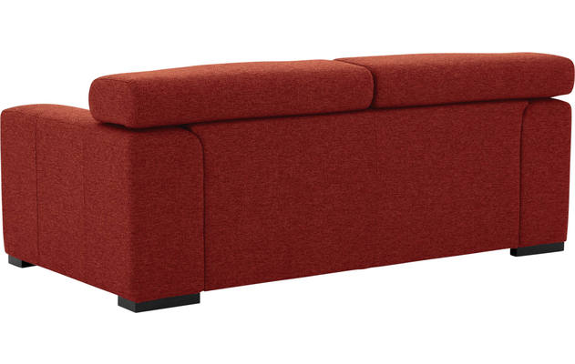 Goossens zitbank nora rood stof - 8190154-216-04
