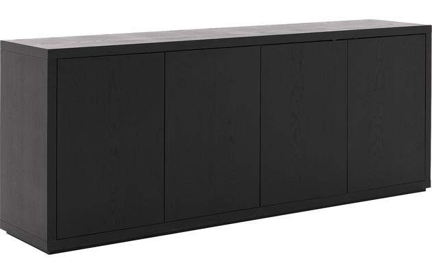 Goossens dressoir barcelona zwart eiken - 8190158-03