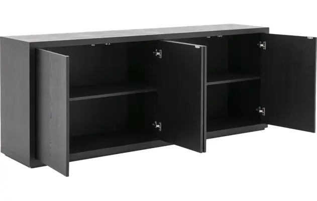 Goossens dressoir barcelona zwart eiken - 8190158-04