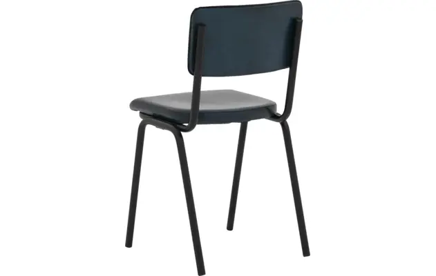 Goossens eetkamerstoel chaplin blauw leer - 8190169-03