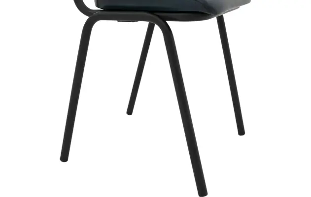 Goossens eetkamerstoel chaplin blauw leer - 8190169-06
