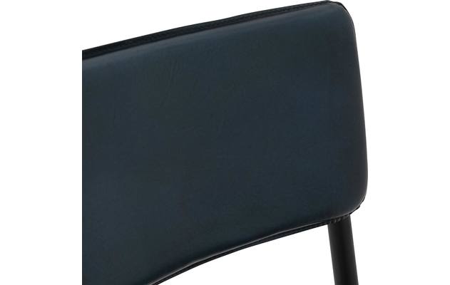 Goossens eetkamerstoel chaplin blauw leer - 8190169-07