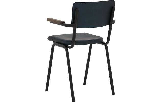 Goossens eetkamerstoel chaplin blauw leer - 8190170-03