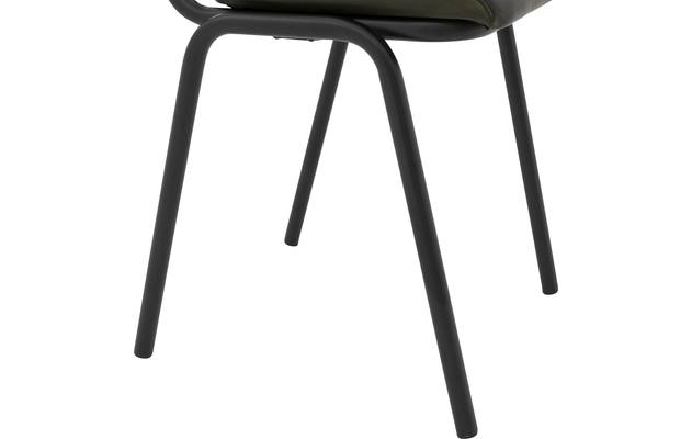 Goossens eetkamerstoel chaplin groen leer - 8190172-06
