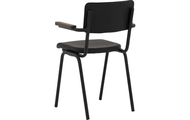 Goossens eetkamerstoel chaplin zwart leer - 8190175-03