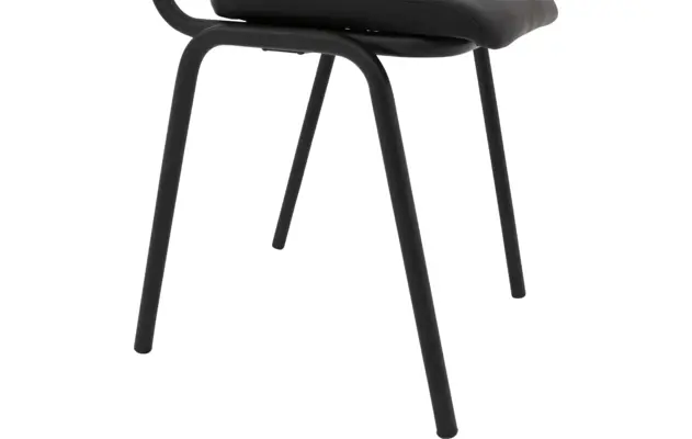 Goossens eetkamerstoel chaplin zwart leer - 8190175-06