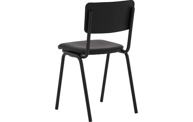 Goossens eetkamerstoel chaplin zwart leer - 8190176-03