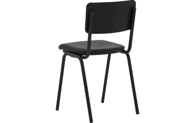 Goossens eetkamerstoel chaplin zwart leer - 8190176-03