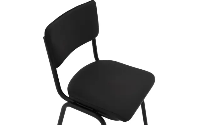 Goossens eetkamerstoel chaplin zwart leer - 8190176-05
