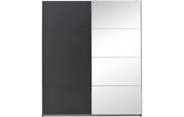 Goossens basic kledingkast miami grijs hoogwaardig meubelplaat - 8190255-01-2