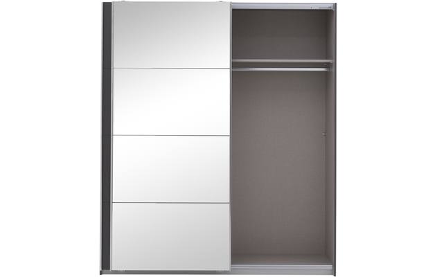 Goossens basic kledingkast miami grijs hoogwaardig meubelplaat - 8190255-03-2