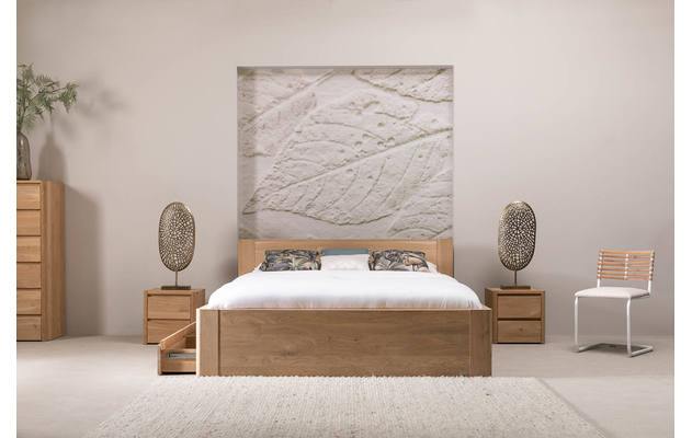 Goossens bedframe bibi onbewerkt eiken - 8190260-ledikant_bibi-01