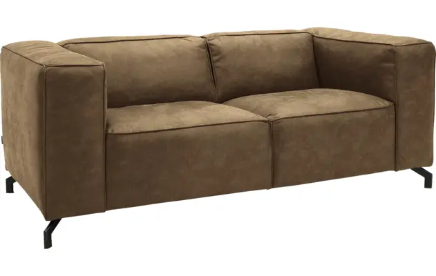 Goossens zitbank calvin groen micro leer - 8190314-626-02
