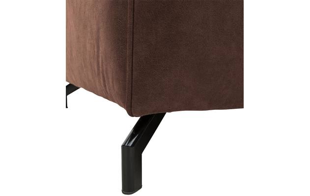 Goossens zitbank calvin bruin micro leer - 8190314-631-03