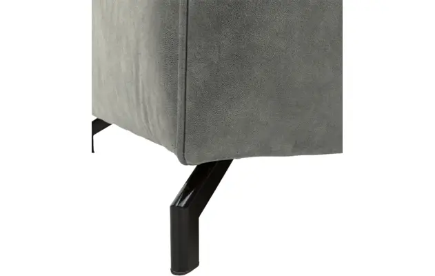 Goossens zitbank calvin grijs micro leer - 8190314-636-03