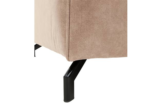 Goossens zitbank calvin beige micro leer - 8190314-637-03