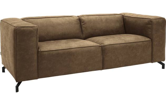 Goossens zitbank calvin groen micro leer - 8190315-626-02
