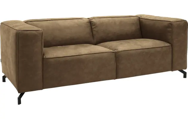 Goossens zitbank calvin groen micro leer - 8190315-626-02
