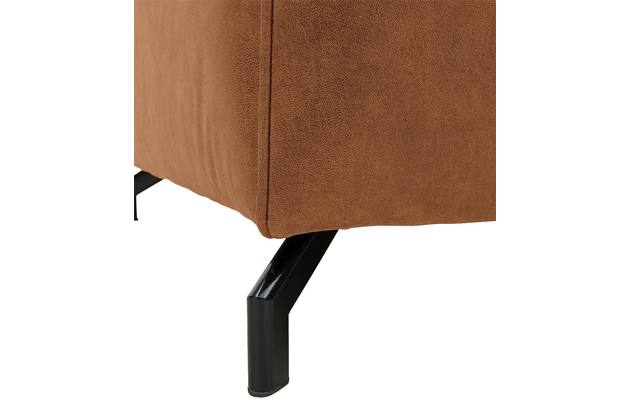 Goossens zitbank calvin bruin micro leer - 8190315-633-03