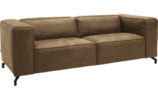 Goossens zitbank calvin groen micro leer - 8190316-626-02